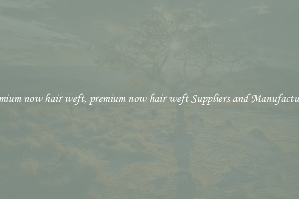 premium now hair weft, premium now hair weft Suppliers and Manufacturers