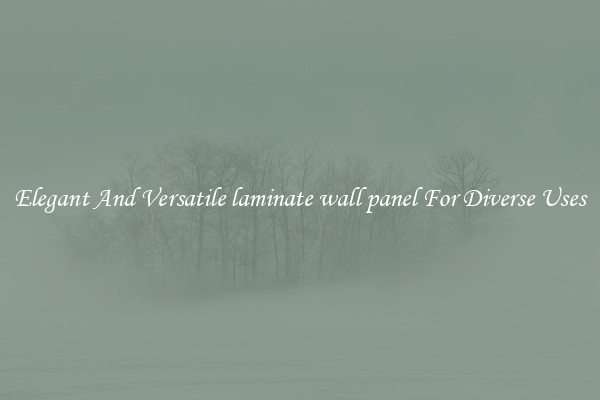 Elegant And Versatile laminate wall panel For Diverse Uses