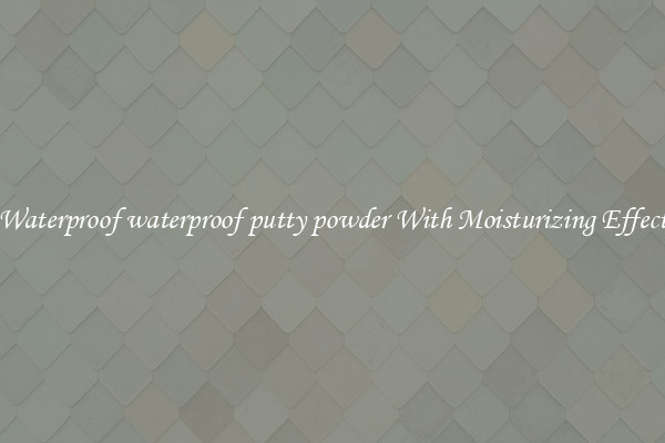 Waterproof waterproof putty powder With Moisturizing Effect