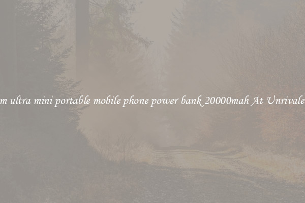 Premium ultra mini portable mobile phone power bank 20000mah At Unrivaled Deals