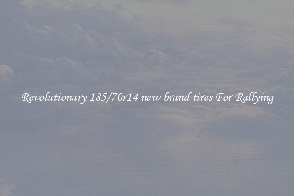 Revolutionary 185/70r14 new brand tires For Rallying