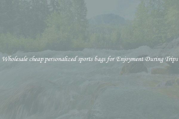 Wholesale cheap personalized sports bags for Enjoyment During Trips